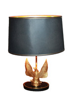 Tischlampe Adler vergoldet