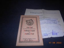 Gesellen Brief Lehrbrief