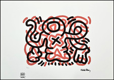 KEITH HARING * Ludo 3 * 70 x 50 cm * signed lithograph * limited # xx/150