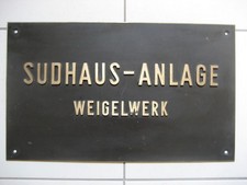 ALTES  FIRMENSCHILD  " WEIGELWERK "  RARITÄT  !!
