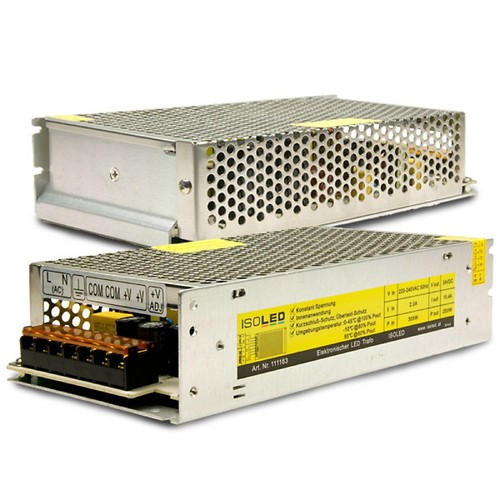 Led trafo 24v - 24v/dc,, 0-250w