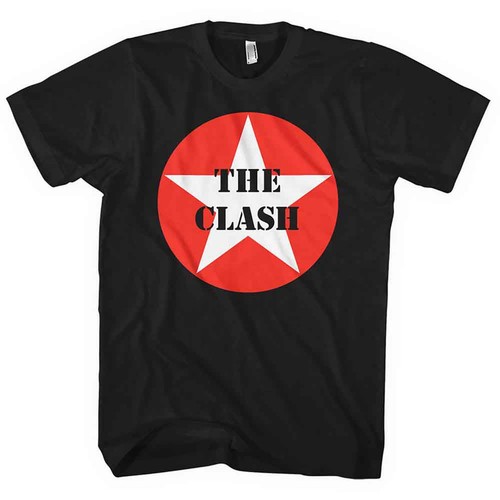 The clash star badge t - the,