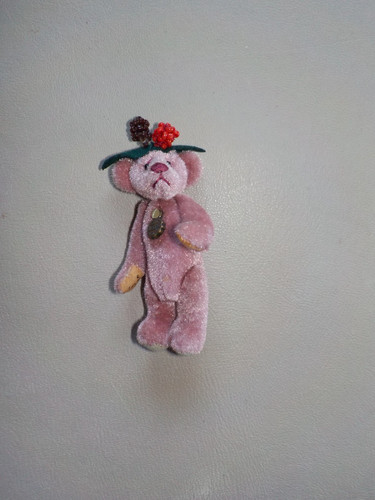 Teddy hermann raspberry bear - teddy,