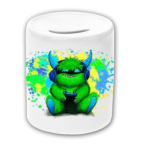 Spardose kinder zocker monster - spardose,