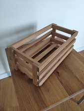 Holzkiste Obstkiste Geschenkekorb 37 x 18,5 x 14,5 cm Dekokiste | Pflanzkiste