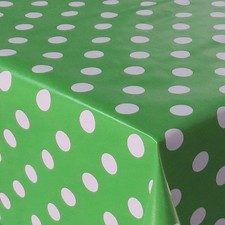 PVC Tischdecke Dottie grün