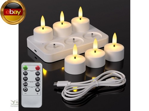 Flammenlose teelichter mit - flammenlose,