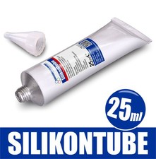 Silikontube Sanitärsilikon Fugen Dichtstoff Dichtmasse 25ml Tube mit Düse