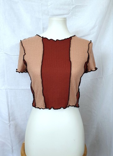 Shein colorblock crop top - shein,