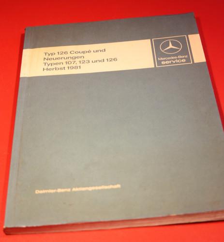 Mercedes benz typ 126 coupe - typ, sl