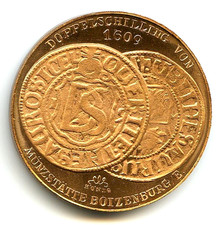 Kupfermedaille helmut könig - kupfermedaille,