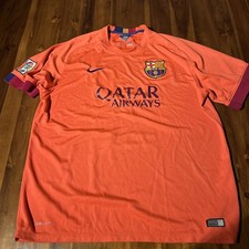 FC Barcelona Trikot Nike Gr. XXL Orange Unicef selten  