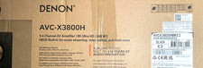 DENON AVC-X3800H AV-Verstärker 9.4 Kanäle 8K Ultra HD 180W Schwarz NEU