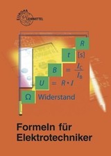 Formeln für Elektrotechniker Buch Europa-Lehrmittel