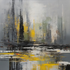 10 Team W32 Abstrakt Avantgard Moderne Kunst 100 cm x 100 cm Leinwand Bilder