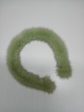 Haarreif Nerz Schmuck Haarband Geschenkidee Mintgrün