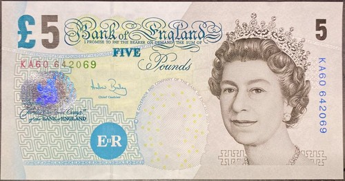 Five pound bank of - pound,