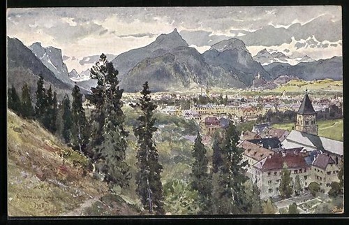 Künstler edward harrison - künstler-ak,