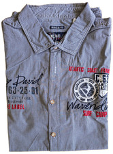 Camp David (Blue) Hemd XL