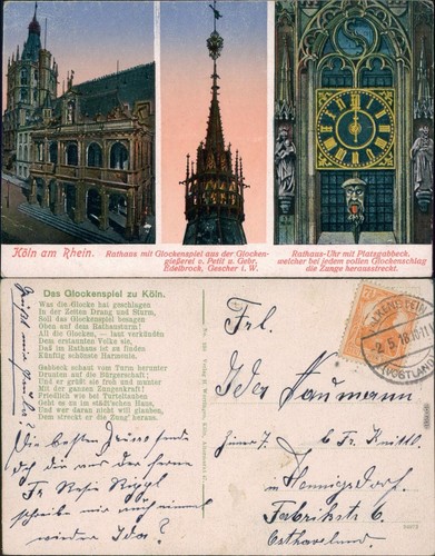 Ansichtskarte köln altes - köln,