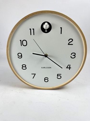 Karlsson wanduhr holzrahmen - karlsson,