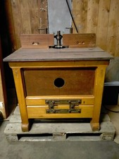 Tischfräse J.A. Bäuerle Maschinenfabrik, VEM Motor, Holzfräse, massives Gestell