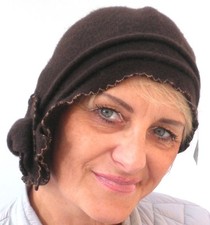 Damen Mütze Braun 30er Mc