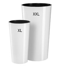 Blumenkübel XL + XXL weiß