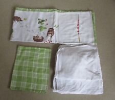 Ikea Bettwäsche Set für Babybett 110x125cm 35x55cm "Vandring Igelkott" Baumwolle