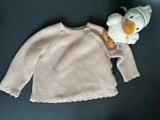 ZARA Wickeljacke Rosa Strick