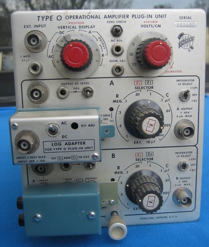 Vintage tektronix type - type, o