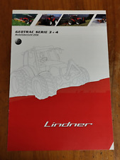 Lindner geotrac serie 3 4 traktor prospekt tractor brochure  24