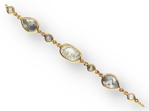 Diamant armkette armband - diamant,