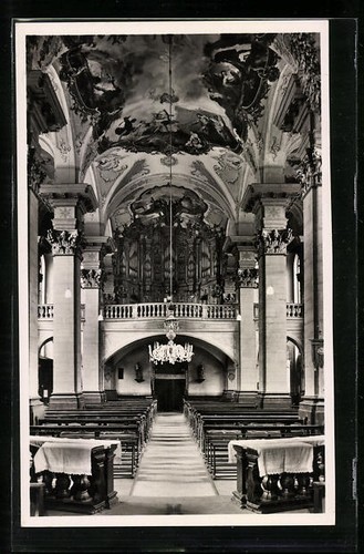 Ansichtskarte amorbach odw - ansichtskarte, /odw