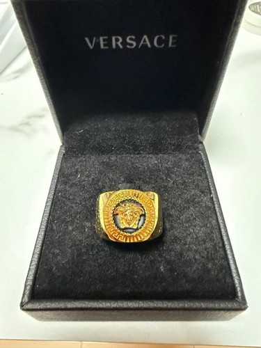 Versace löwenkopf gold ring - löwenkopf,