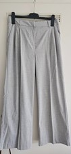 Opus Bundfaltenhose, hellgrau Größe 40 mit Bügelfalte