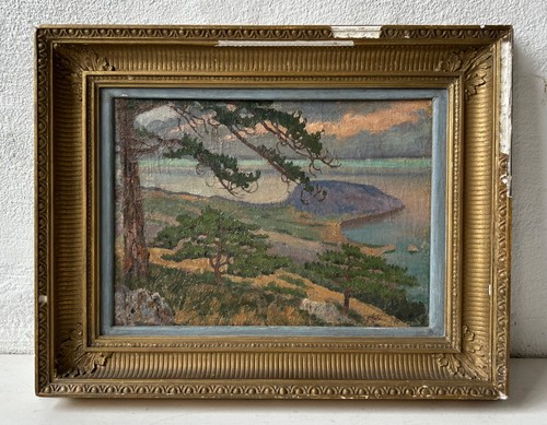 ölbild 1942 impressionist - Ölbild,