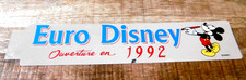 Werbe-Aufkleber Euro Disney