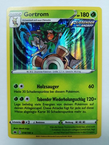 Pokemon karte gortrom cre 018 - gortrom,