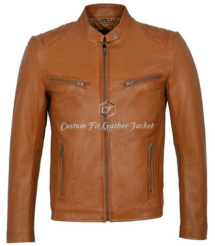 Speed herren echtleder jacke - echtleder,