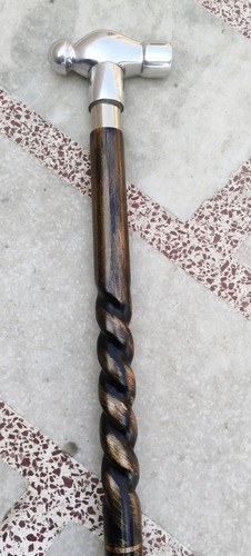 Gehstock spirale holz - spirale,