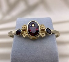 Vintage Granatschmuck Armreif