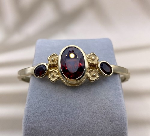 Vintage granatschmuck armreif - vintage,