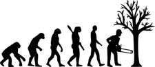 Evolution holzfäller beruf - holzfäller,