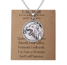 Wolf Wolfskopf Anhänger mit