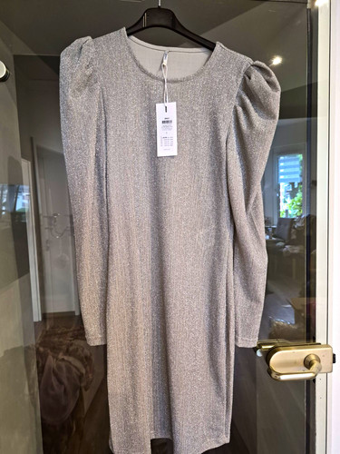 Only damen shiftkleid silber - shiftkleid, l