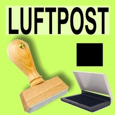 LUFTPOST Holzstempel Büro