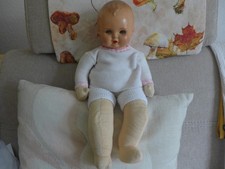 Antike Stoffpuppe (Baby) mit