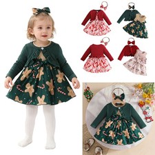 Baby Mädchen Kleid Bolero Mit