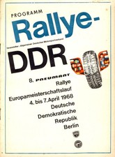 Programm 1968 Rallye DDR - 8